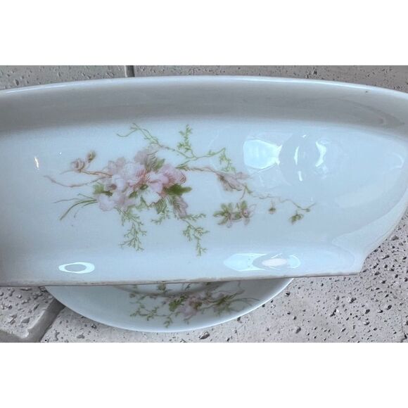 Vintage GDA CH Field Haviland Limoges France Floral Dinner Plates & Serving Dish - Picture 12 of 15